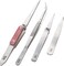 The Beadsmith 4-Piece Tweezer Set – Variety of Tweezer Types for Solder & Repair Bench Work – Precision Tool for Crafting and Jewelry Making